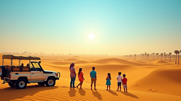 Experience the joy of a family desert safari in the heart of arabia